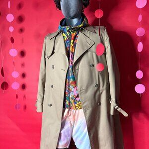 Vintage Authentic Christian Dior Monsieur Trench Coat – 1980s